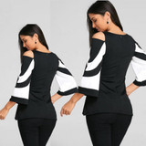 Retro loose sleeve blouse
