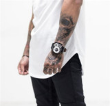 Men's muscle t-shirt  (white or black)