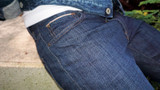 Selvage Dark Blue Jeans