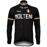 Men's Long Sleeve Cycling Jersey Winter Polyester Purple Yellow Red Bike Jersey Pants Top Mountain Bike MTB Road Bike Cycling UV Resistant Breathable Quick Dry Sports Clothing Apparel / Stretchy