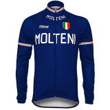 Men's Long Sleeve Cycling Jersey Winter Polyester Purple Yellow Red Bike Jersey Pants Top Mountain Bike MTB Road Bike Cycling UV Resistant Breathable Quick Dry Sports Clothing Apparel / Stretchy