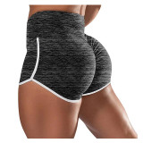 Women's High Waist Yoga Shorts Scrunch Butt Ruched Butt Lifting Shorts Tummy Control Butt Lift Breathable Black Purple Red Cotton Yoga Fitness Running Sports Activewear High Elasticity