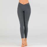 Women's High Waist Yoga Pants Scrunch Butt Ruched Butt Lifting Leggings Tummy Control Butt Lift Dark Grey Army Green Blue Fitness Gym Workout Running Winter Sports Activewear High Elasticity Skinny
