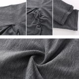 Women's High Waist Yoga Pants Scrunch Butt Ruched Butt Lifting Leggings Tummy Control Butt Lift Dark Grey Army Green Blue Fitness Gym Workout Running Winter Sports Activewear High Elasticity Skinny