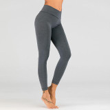 Women's High Waist Yoga Pants Scrunch Butt Ruched Butt Lifting Leggings Tummy Control Butt Lift Dark Grey Army Green Blue Fitness Gym Workout Running Winter Sports Activewear High Elasticity Skinny