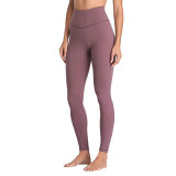 Women's High Waist Yoga Pants Hidden Waistband Pocket Cropped Leggings Tummy Control Butt Lift Breathable Dark Pink Black Purple Fitness Gym Workout Running Winter Sports Activewear High Elasticity