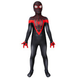 PS5 Spiderman Cosplay Black Jumpsuit Halloween Costume