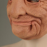 Old Woman Scary Face Cosplay Latex Helmet Halloween Masquerade Props