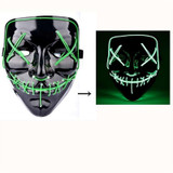 LED Mask Mascara Led Mask Light Up Neon Scary Skull Mask Glowing Party Festival Cosplay Costume