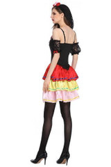 BFJFY Women Halloween Skull Ghost Bride Costumes Bride Party Dress
