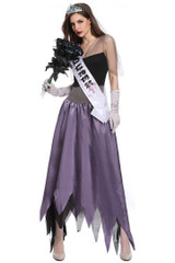 BFJFY Halloween Women Ghost Bride Hell Godess Beaty Queen Cosplay Dress