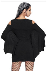 BFJFY Women's Halloween Spider Dresss Off Shoulder Cosplay Costume
