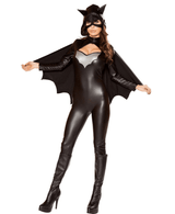 BFJFY Women Halloween Superhero Batgirl Cosplay Costume Jumpsuit BFJFY Women Halloween Superhero Batgirl Cosplay Costume Jumpsuit