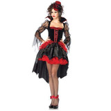 BFJFY Women Midnight Mistress Costume Vampire Cosplay For Halloween