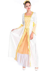 BFJFY Women's Retro Courts Queen Dress Costume Medieval Cosplay Costume
