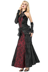 BFJFY Spider Queen Dress Costume Halloween Cosplay For Ladies Women