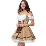 BFJFY Halloween Women's Beer Girl Costume Oktoberfest Maid Costumes
