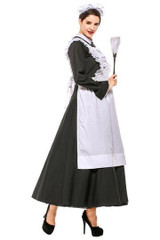 BFJFY Women's French Apron Maid Fancy Dress Manor Maid Halloween Uniform