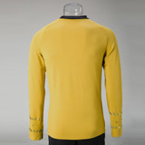 Cosplay Star Trek TOS The Original Series Kirk Shirt Uniform Costume Halloween Yellow Costume