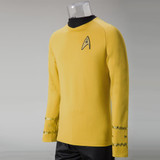 Cosplay Star Trek TOS The Original Series Kirk Shirt Uniform Costume Halloween Yellow Costume