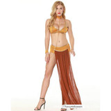 BFJFY Women's Halloween Arabian Princess Goddess Skirt Top Choker Outfit BFJFY Women's Halloween Arabian Princess Goddess Skirt Top Choker Outfit