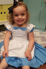 BFJFY Girls Princess Dress Alice Maid Costume Halloween Cosplay Costume