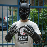 A Pair of Two Black Panther Claws Gloves Cosplay Costume Superhero Gloves Halloween Props