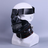 Tokyo Ghoul Movie Cosplay Kaneki Ken Masks Latex Zipper Adjustable Masks Props Helloween