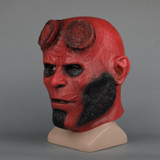 Hellboy Mask Latex Masquerade Carnival Costume Masks Hood Cosplay Mask Halloween Party Prop