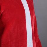 Christmas Adult Grinch Luxury Santa Costume with Mask cosplay suit