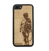 Slim Wooden Phone Case | Banksy Astronaut