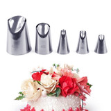 Petal stainless steel icing piping nozzle 5PCS/set