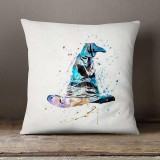 Hagat™️  Harry Potter themed water color print Cushion covers