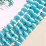 12 Color Options Round Cat's Eye 15in Strand of Beads 4mm through 14mm
