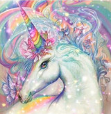 5D DIY Diamond Painting Rainbow Horn Unicorn - craft kit 5D DIY Diamond Painting Rainbow Horn Unicorn - craft kit