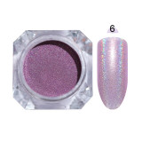 Gradient Shiny Nail Glitter Set Powder