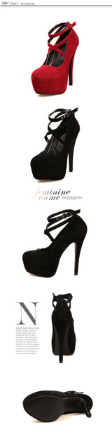 Hot Fashion high-heeled platform party shoes