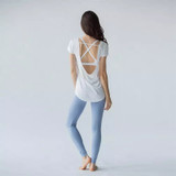 Open-Back Yoga Crop Top