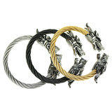 Tibetan Steel Dragon Bracelets