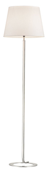 Starkey 1 Light Floor Lamp In Silver - Style: 7982314