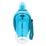 550ml Pet Dog Water Bottle Plastic Dog Cat Bowl Cup Portable Travel Dog Feeder Pets Puppy Cats Drinking Water Dispenser Outdoor