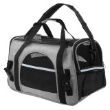 Portable Cat Bag Backpack Breathable Mesh Pet Puppy Cat Carrier Bags Foldable Outdoor Travel Bag For Small Pets Dog Cats Handbag