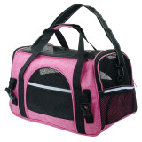 Portable Cat Bag Backpack Breathable Mesh Pet Puppy Cat Carrier Bags Foldable Outdoor Travel Bag For Small Pets Dog Cats Handbag