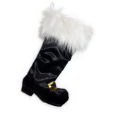 Luxury Christmas Stocking, Satin Christmas Stocking, Luxe Santa Boot