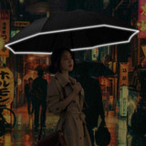 Foldable Reversible Automatic Umbrella (Reflective Strips)