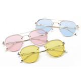 Women's retro aviator sunglass