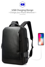 Backpack men usb external charge enlarge 15.6 inch laptop shoulders anti-theft waterproof travel