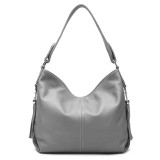 Bag women fashion soft real genuine leather tassel handbag elegant hobo shoulder messenger purse satchel