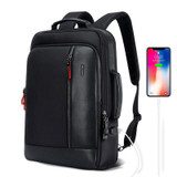 Backpack teenager men anti theft enlarge usb external charge 15.6 inch laptop waterproof school bags