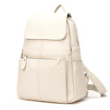 Backpacks women fashion 100% genuine leather casual travel knapsack laptop pocket schoolbag
